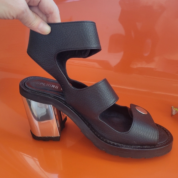 OPENING CEREMONY ISA LEATHER HEELS SIZE 37 - Picture 6 of 16